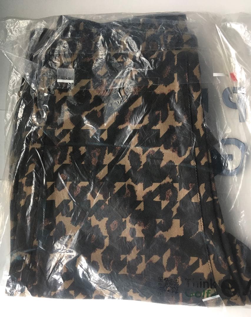 【PEARLY GATES】レディース レオパード柄パワフルストレッチパンツ・S