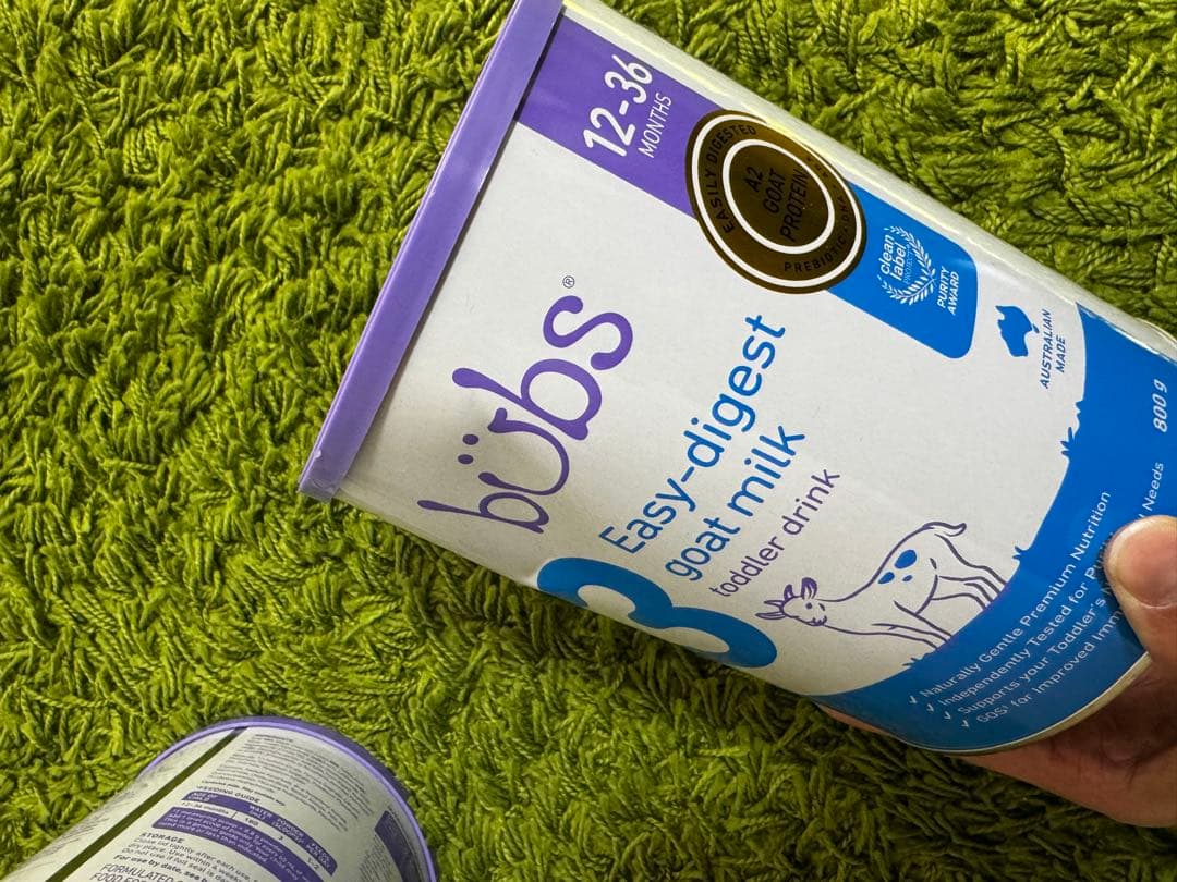 Bubs（バブズ）オーガニック粉ミルク ステップ3（1歳〜3歳）大缶 800g