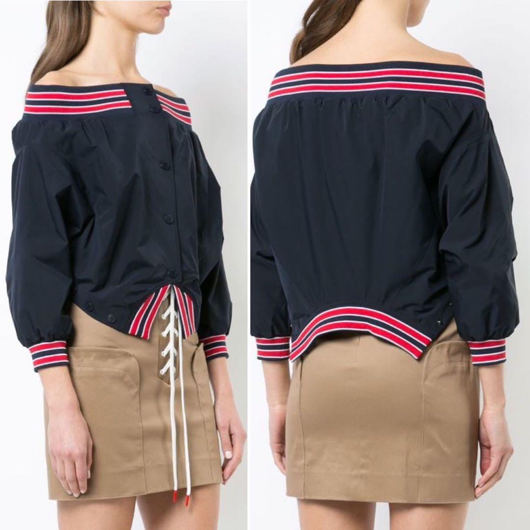 【MONSE】2way SPORTS JACKET croppedブルゾン