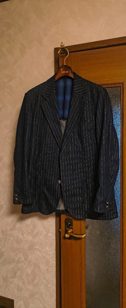 The　Stylist　Japan　カイハラデニム（ストライプ）スーツ　M