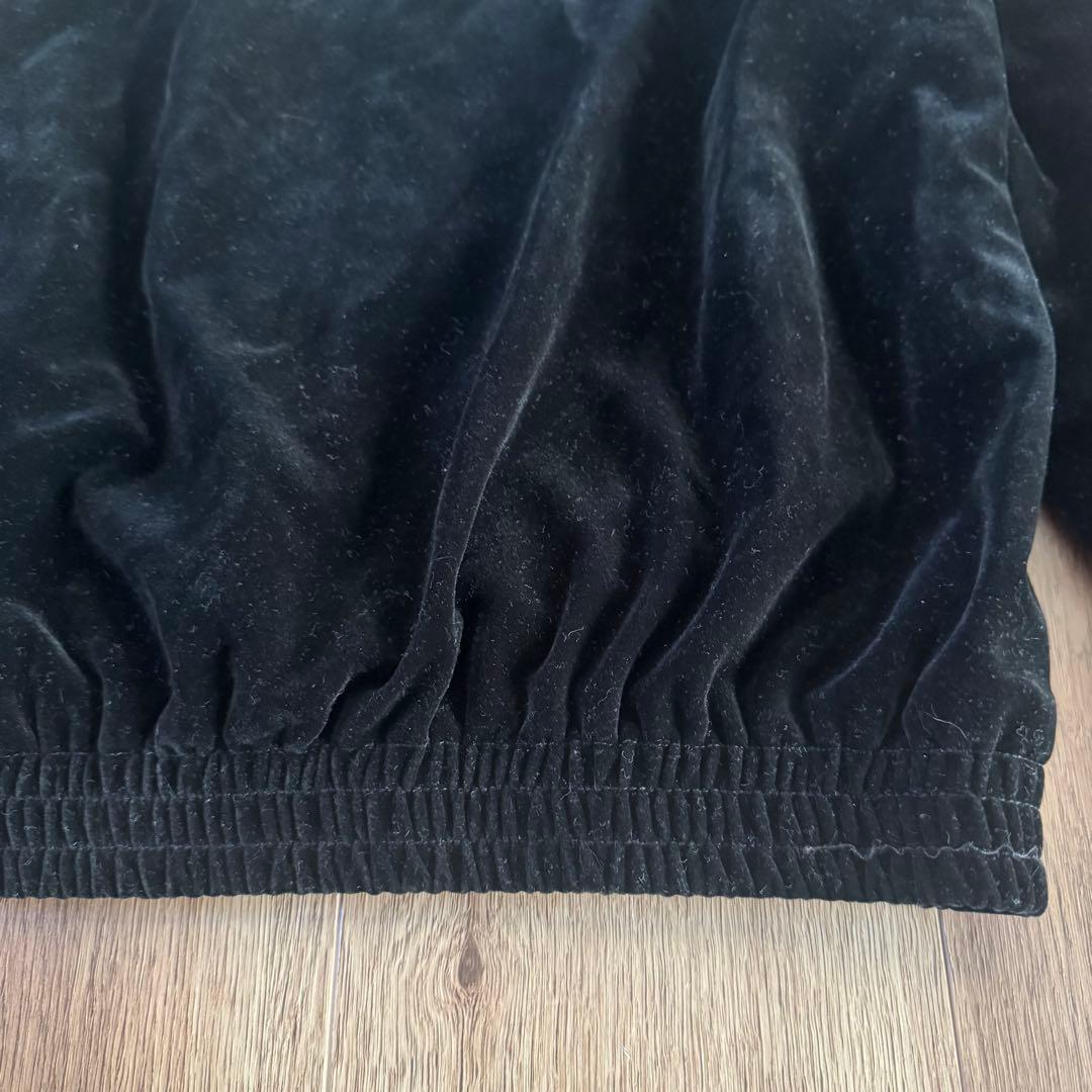 上下セットHAIGHT ヘイト ベロアトラックジャケット ブラック XL