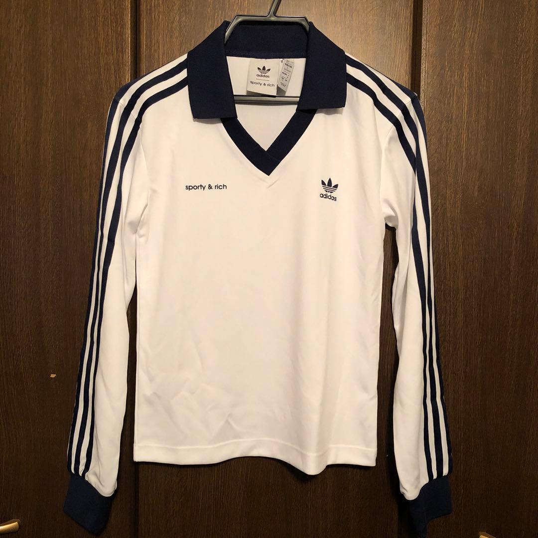 アディダス Sporty&Rich 長袖 サッカー ジャージー