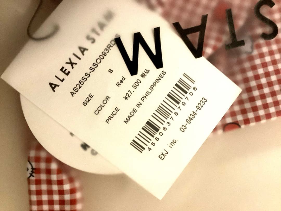 【新品】ALEXIA STAM ハローキティコラボ限定 ビキニ ギンガムチェック