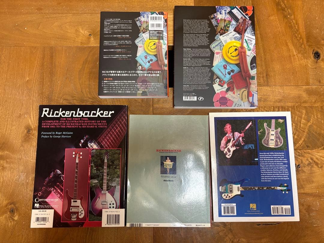 リッケンバッカー（Rickenbacker）の書籍の5冊セット
