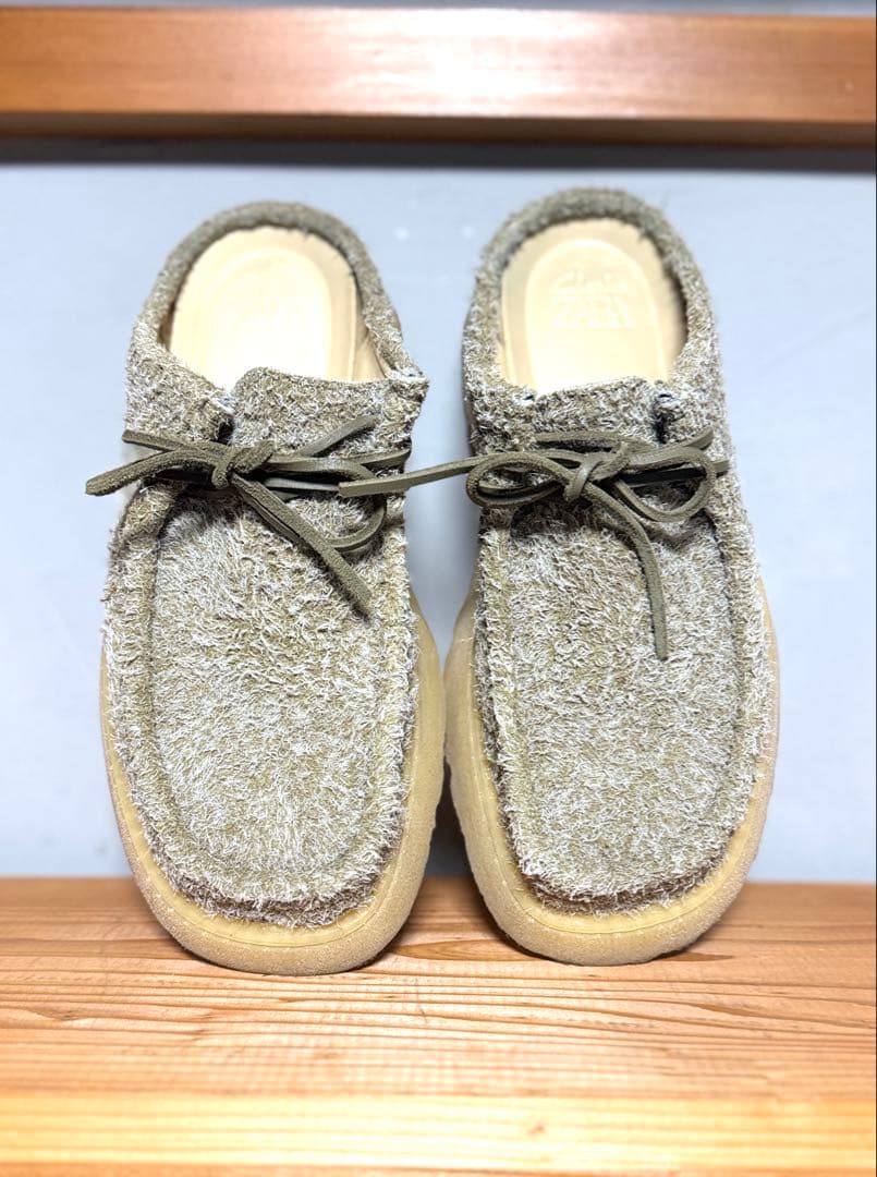 CLARKS × ZARA LEATHER MULE SHOES