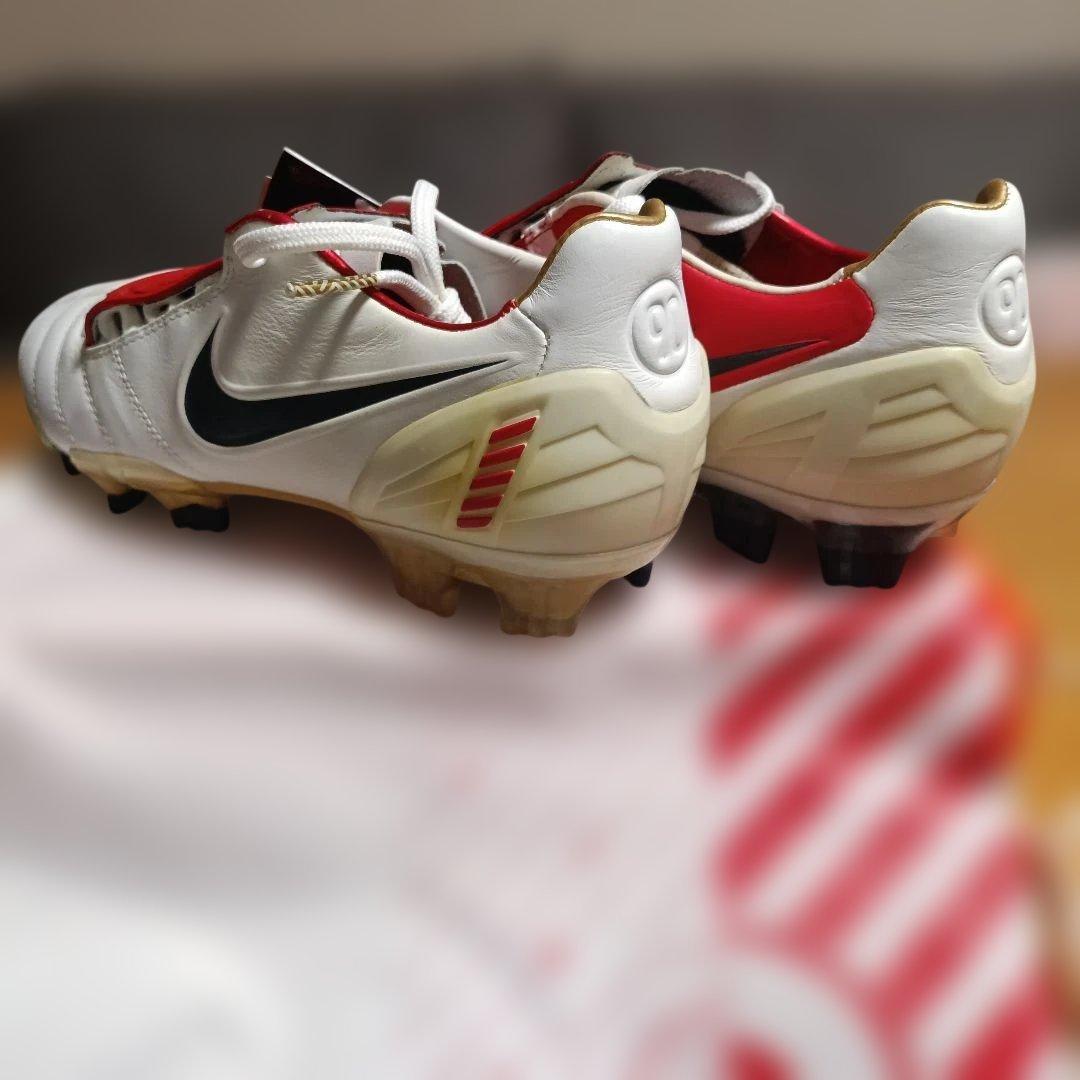 Nike サッカーシューズ 25.5cm ホワイト/レッド