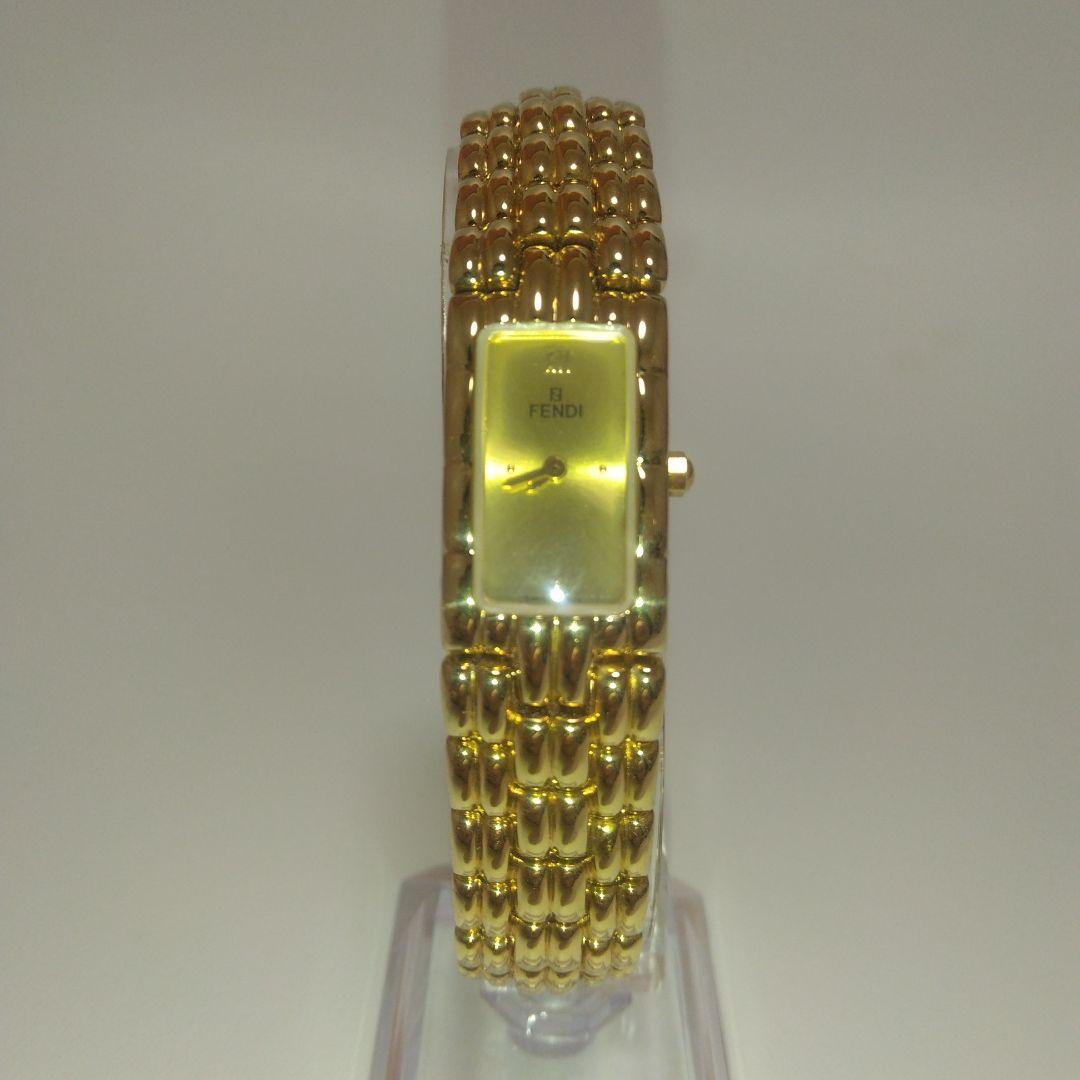 未使用品級　FENDI　フェンディ 　腕時計　670L ゴールド　レディース