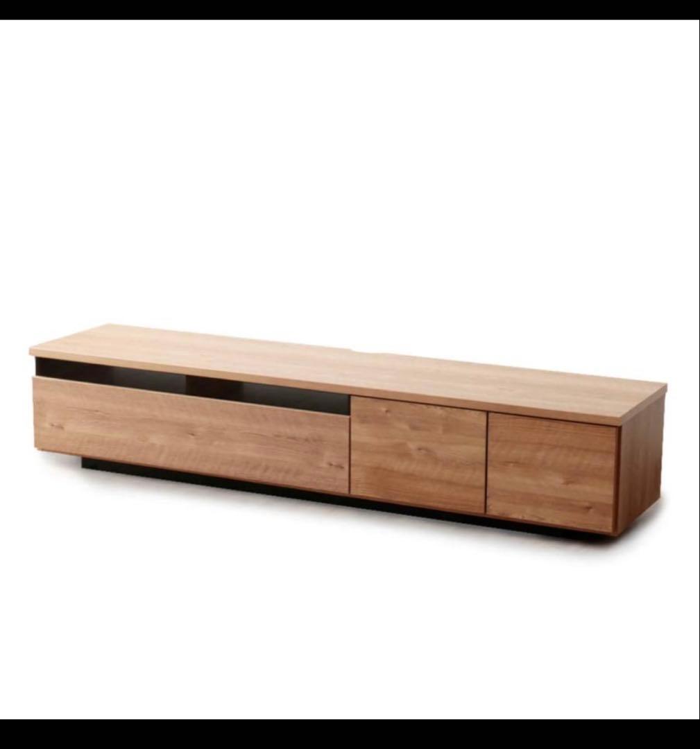 タップ収納付きテレビ台 幅180cm／ロウヤ