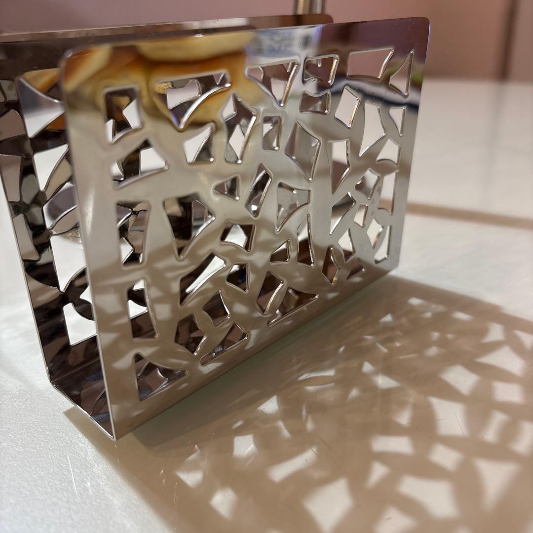 アレッシィ　ステンレス製　バナナ掛けとナプキンホルダー2点セット