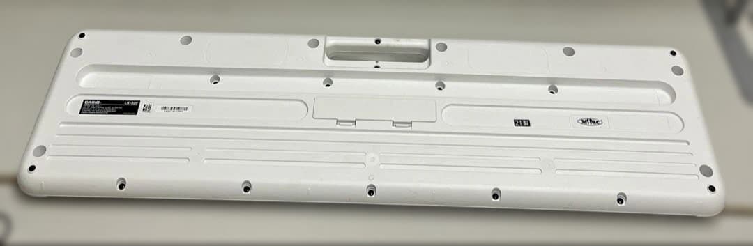 美品　CASIO キーボード LK-320 2021年　ホワイト×ピンク　カシオ