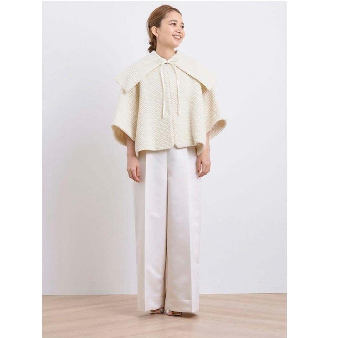 シロコン　ヨリ スノーマンジャケット　ケープコート　アイボリー