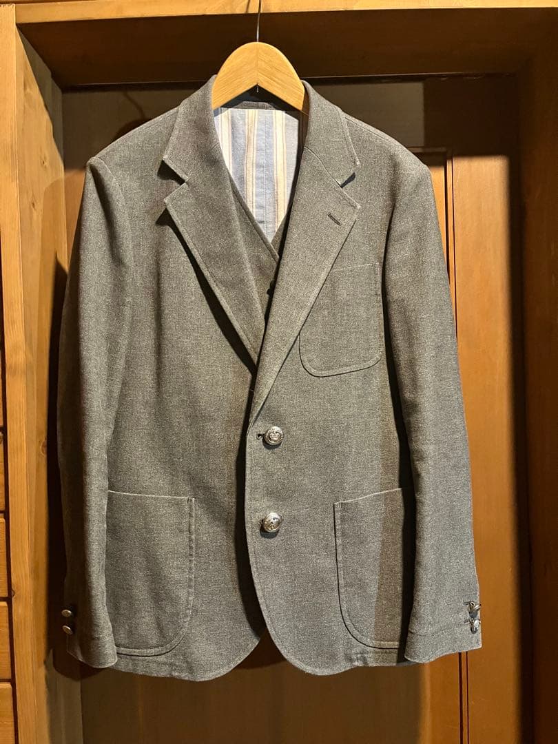 THE STYLIST JAPAN ホップサックスリーピーススーツ セットアップ