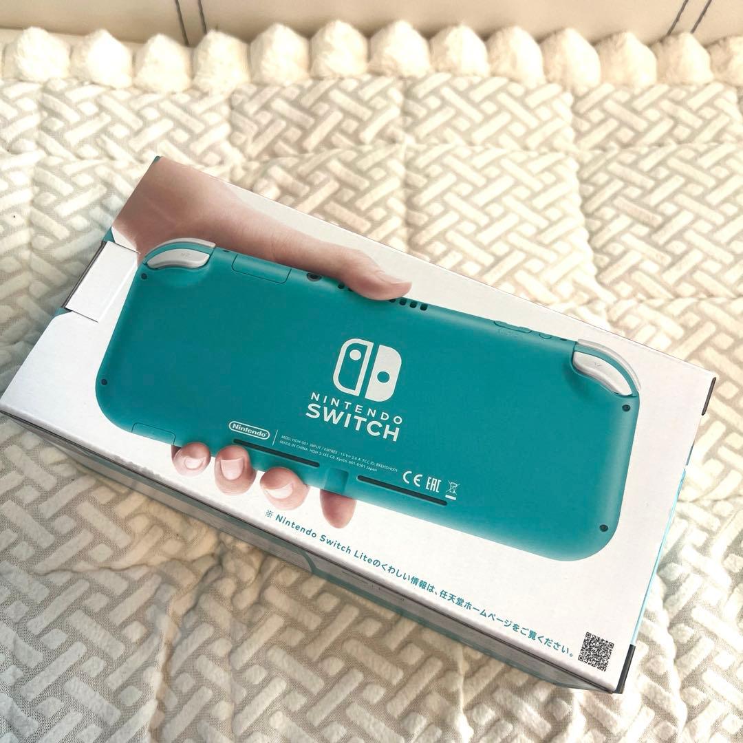 【新品）や】Nintendo Switch Lite ターコイズ　任天堂スイッチ