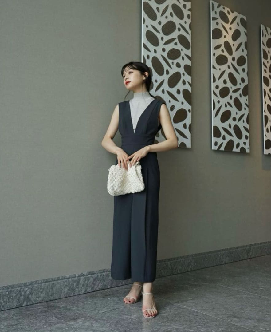 L'or I-line Jumper skirt ジャンパースカート