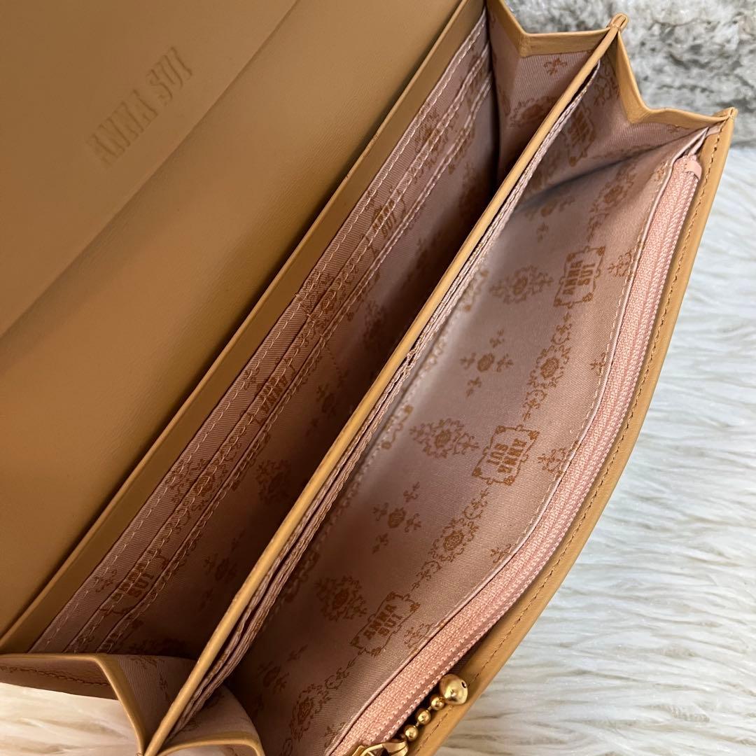 【極美品】アナスイ　パピヨン　バタフライモチーフ　がま口　長財布