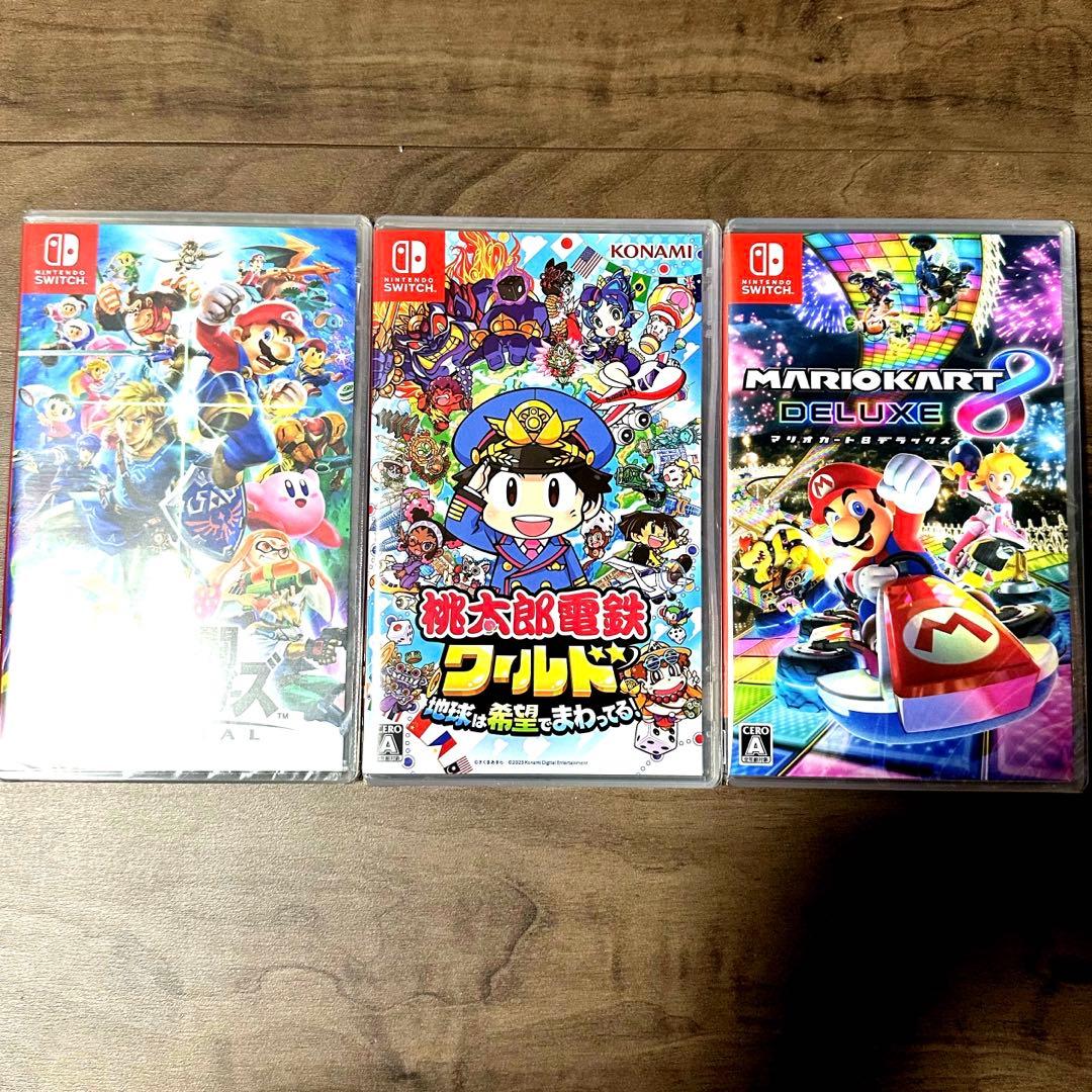 Nintendo Switch ソフト3本　新品未開封