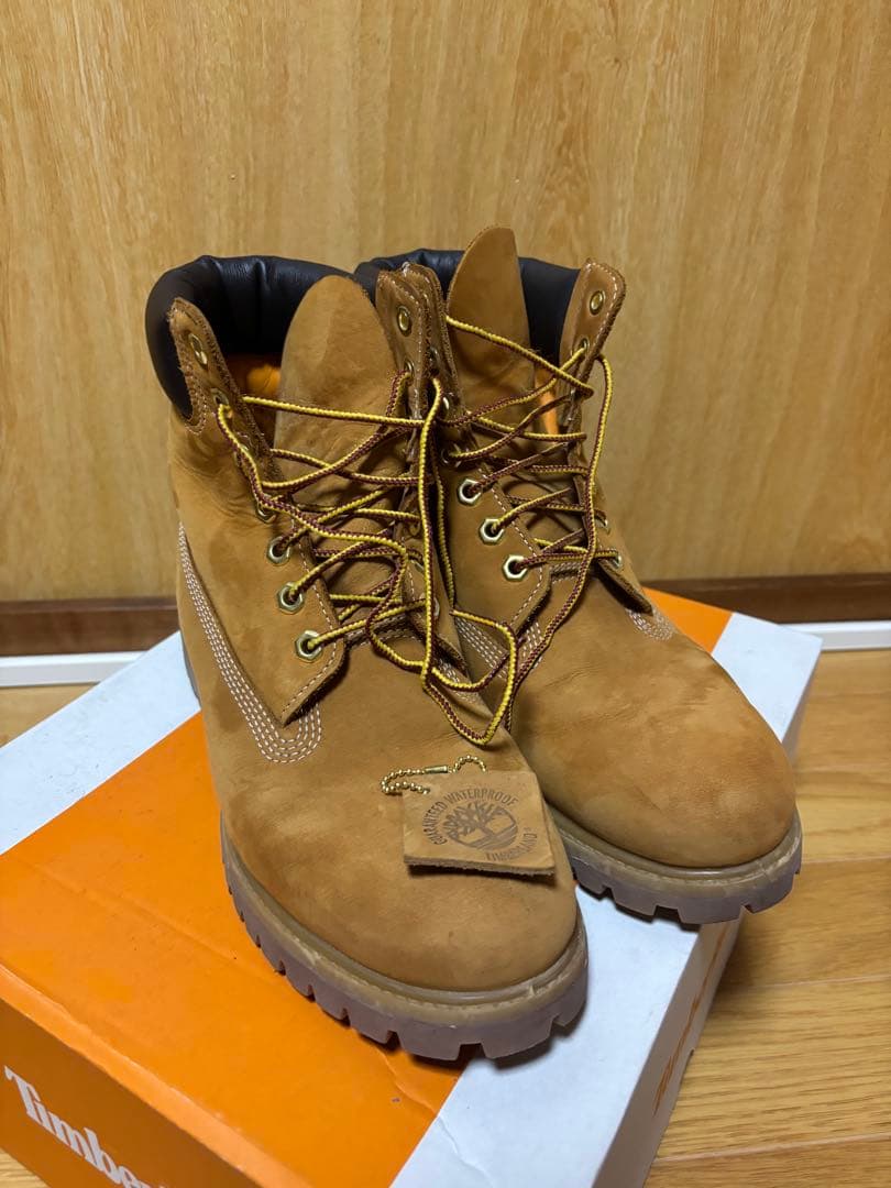 Timberland 6インチ プレミアム イエローブーツ　27cm