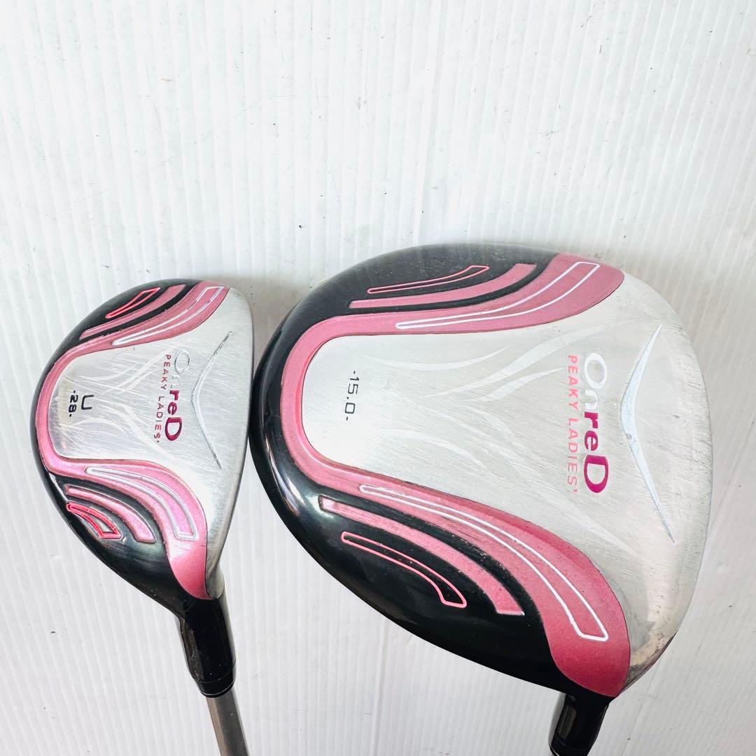 【美品】レディース ゴルフクラブセット OnreD ハーフセット　女性 初心者