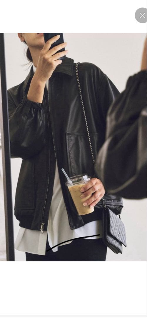 plage R'IAM レザージャケット　本革　38