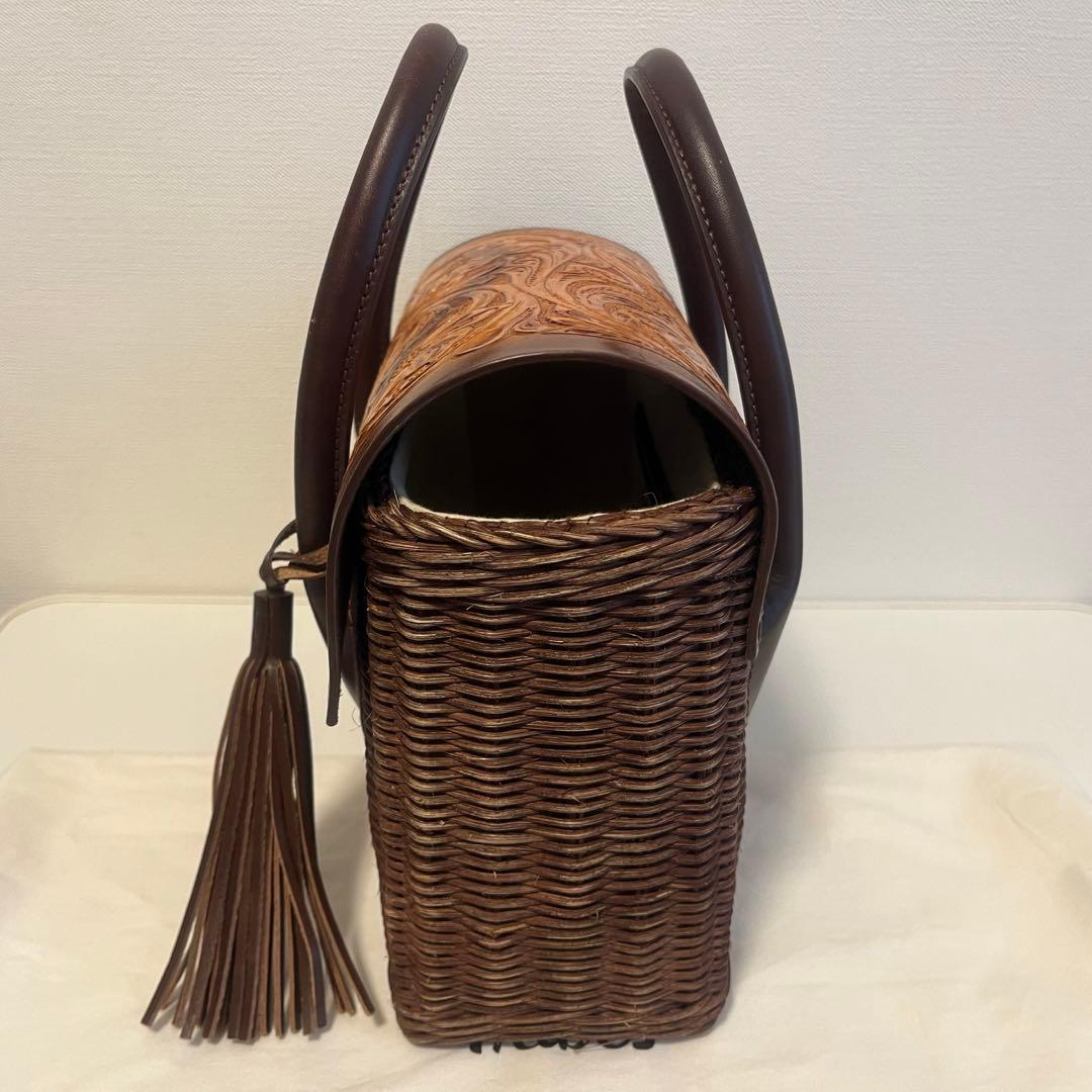 【専売】グレースコンチネンタル カービング カゴバッグ