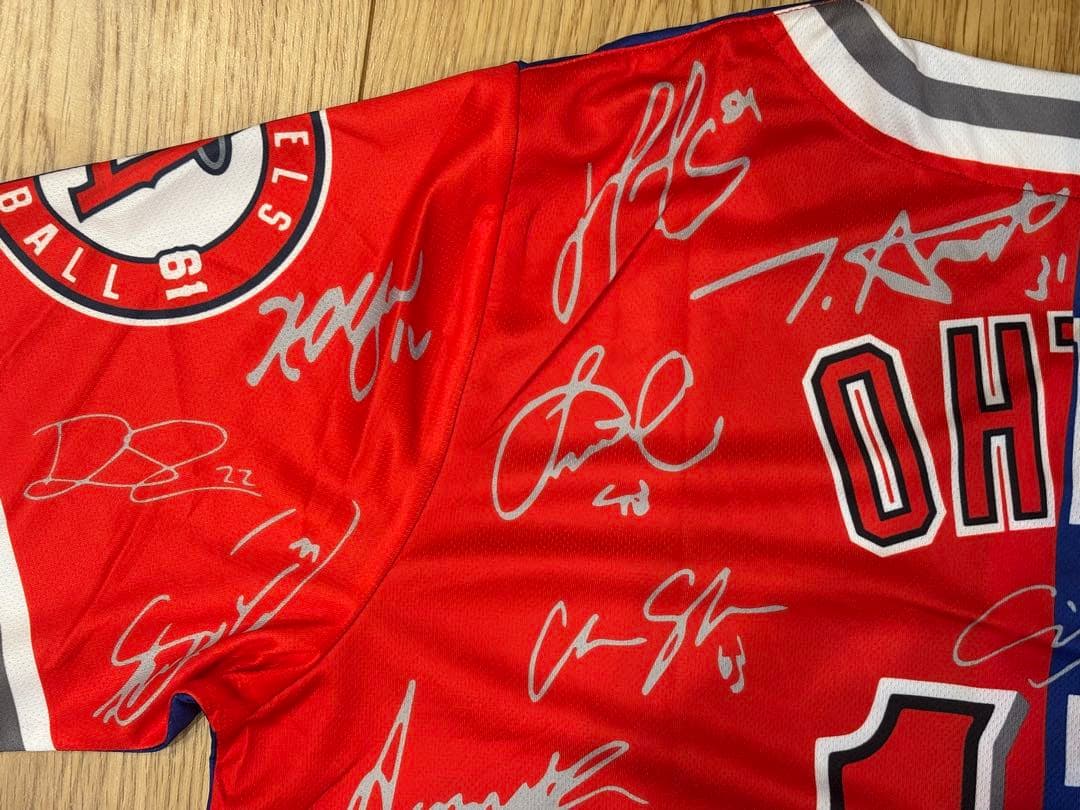 ⭐️2025最新非売品⭐️大谷翔平 ドジャース＆エンゼルスサインミックスユニフォーム