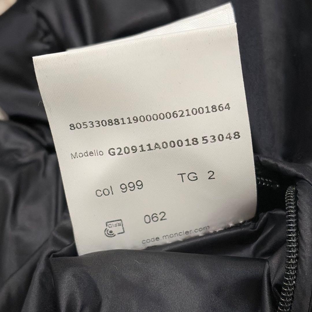 【極美品✨】モンクレール　ダウンベスト　モントレイユ　Lサイズ　黒　国内正規品