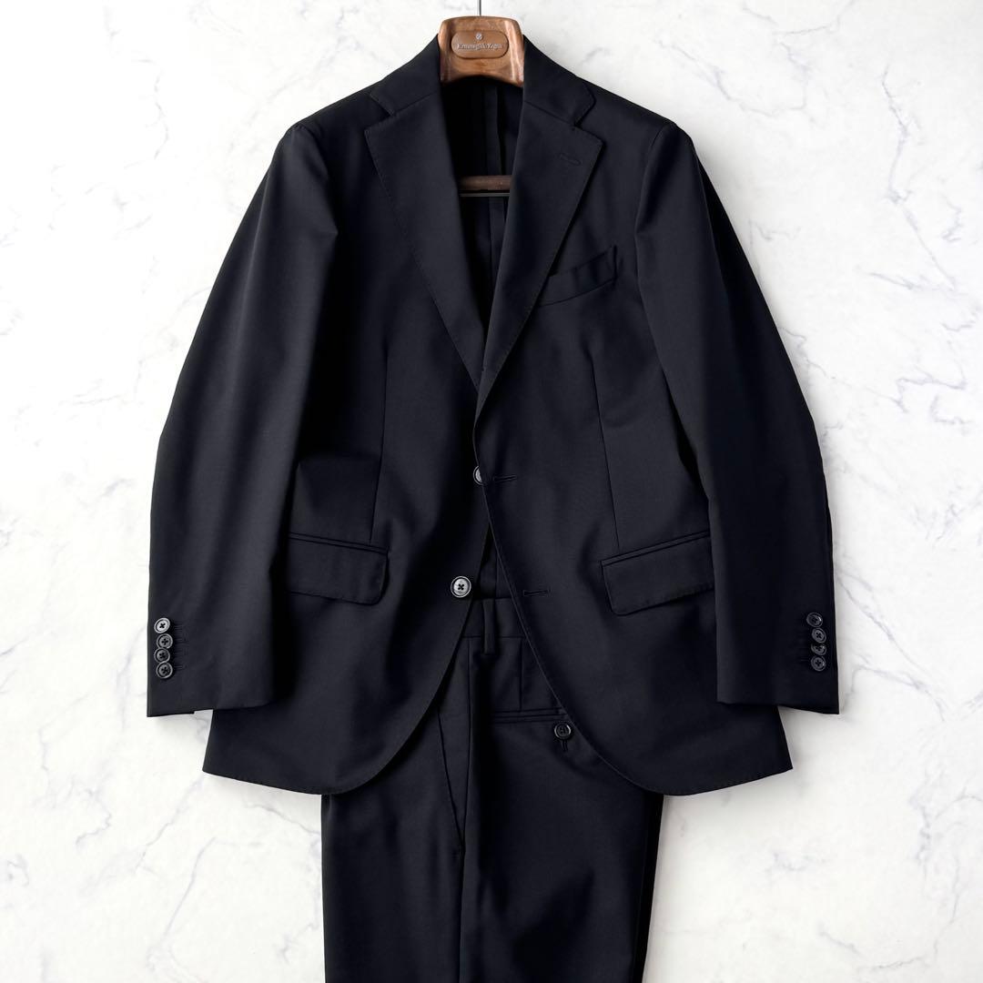 LARDINI ラルディーニ セットアップ スーツ ブラック 黒 44 S程