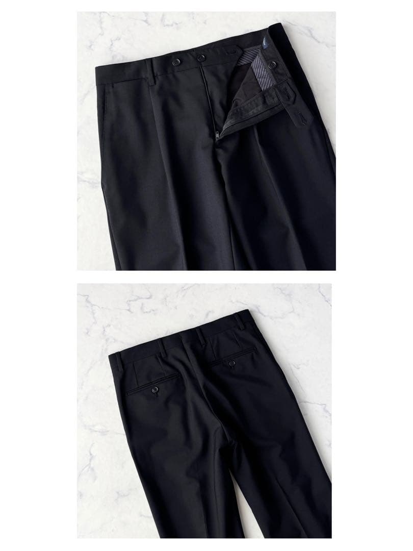 LARDINI ラルディーニ セットアップ スーツ ブラック 黒 44 S程