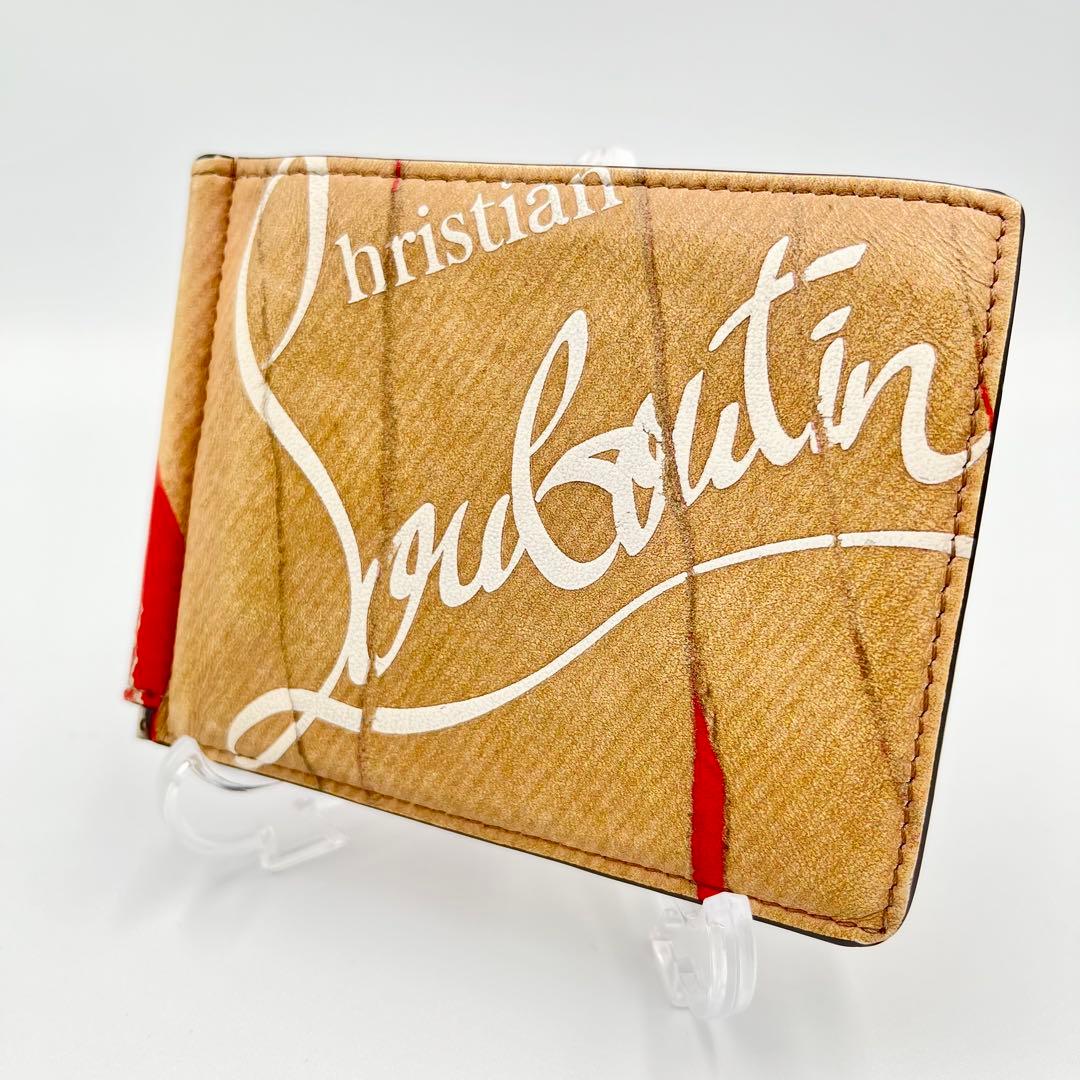 Christian Louboutin　ルブタン　マネークリップ　ロゴ　レザー