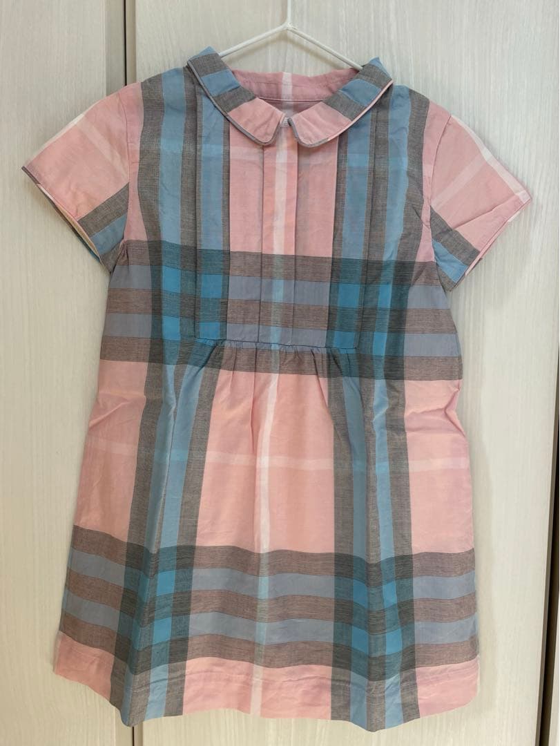 Burberry ピンクチェックワンピース　3y=100㎝