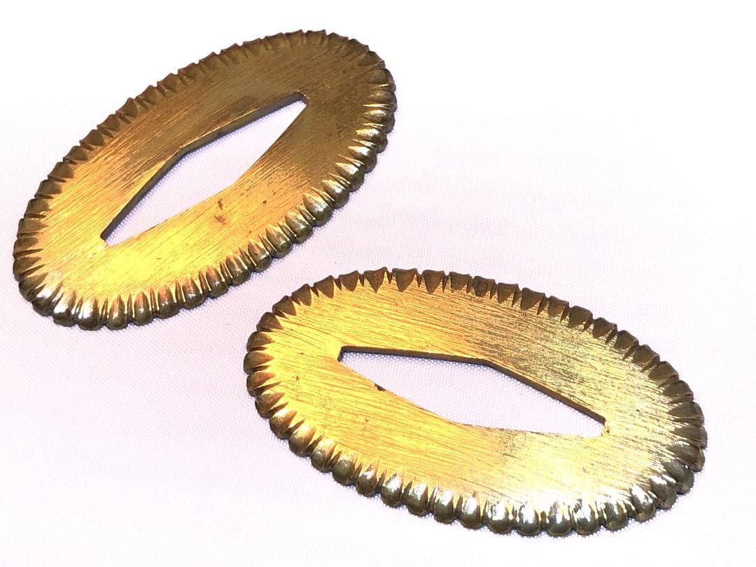 【 木瓜形金銅鍔 】　切羽揃い　奉納剣/宝剣/軍刀