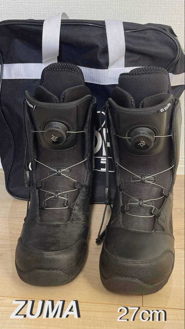 【ZUMA 】スノーボードブーツ 27cm ブラック
