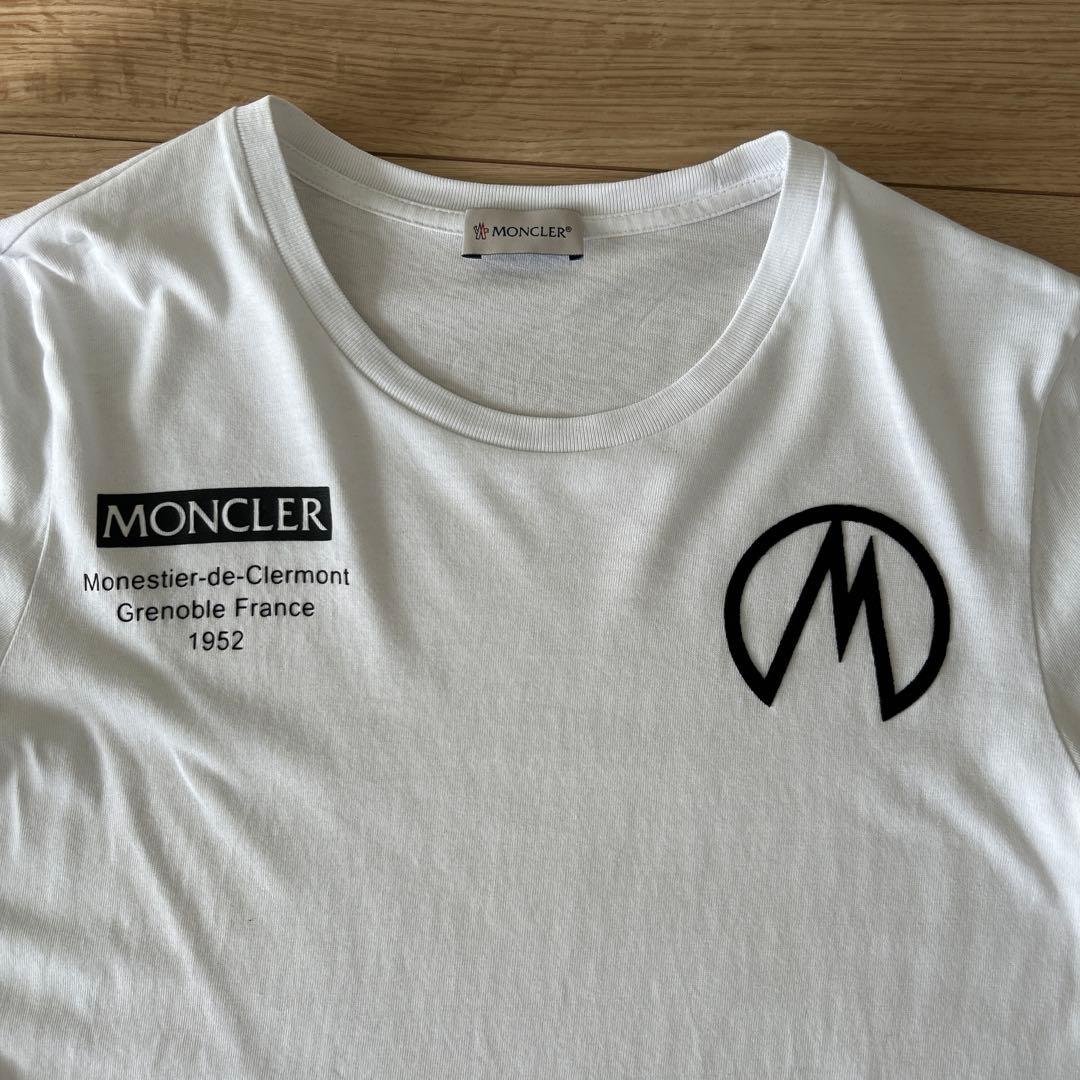 MONCLER ホワイト 長袖カットソー