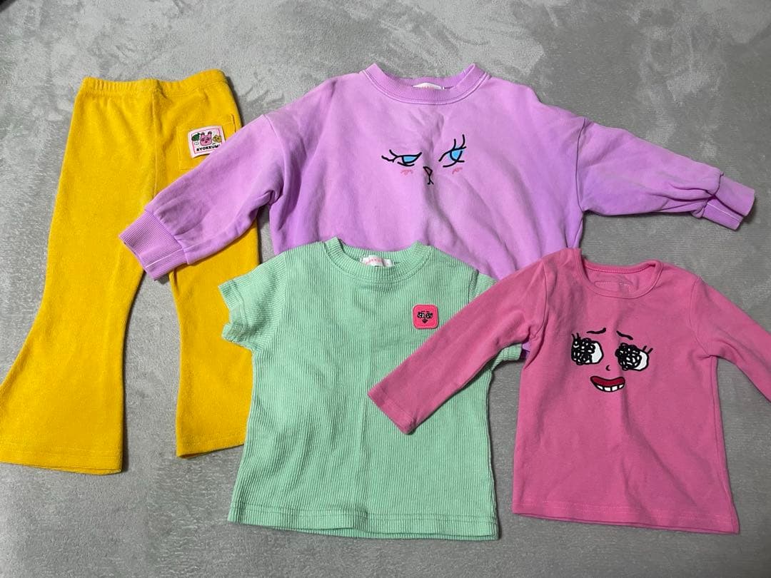 RYOKKUMI りょくみ 4点セット カラフル ベビー8090 Sサイズ