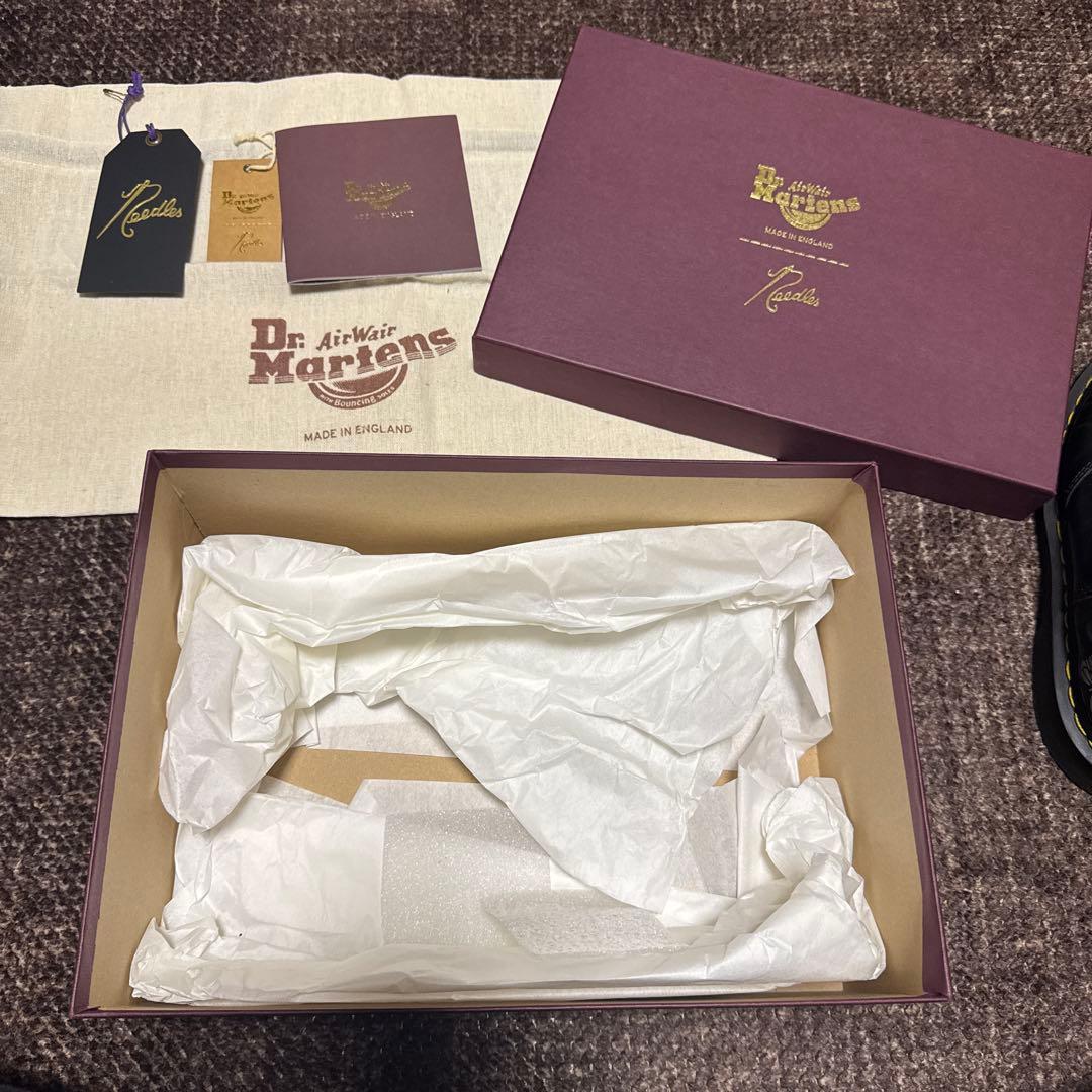 値下げneedles ブーツ ドクターマーチン UK9付属品あり　28センチ