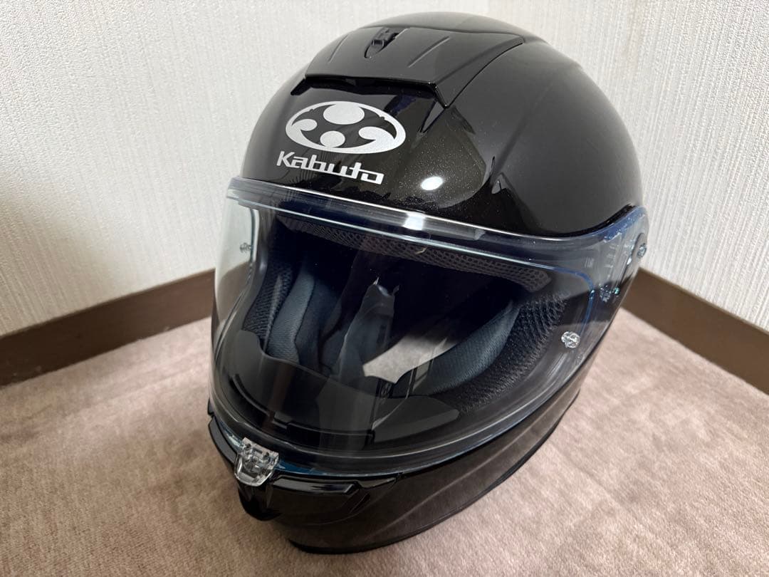 OGK KABUTO AEROBLADE-6 ブラックメタリック　Mサイズ