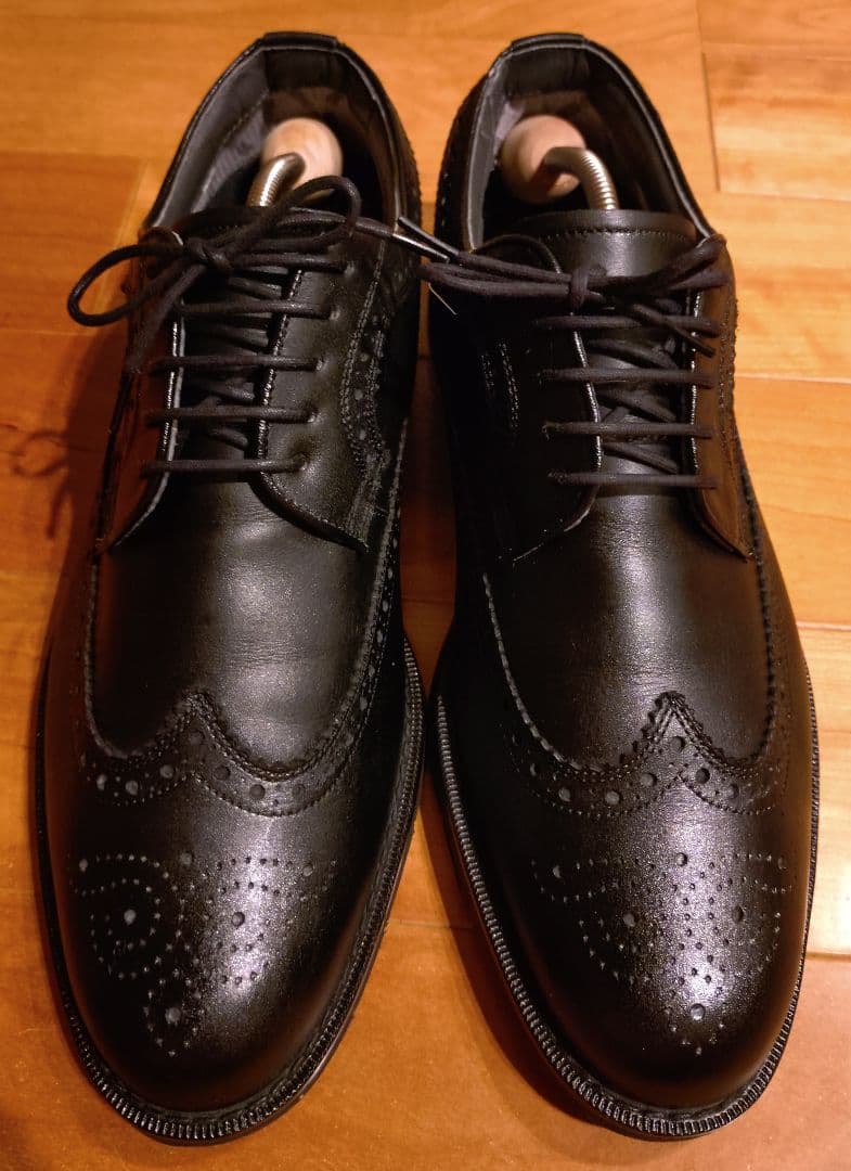 REGAL　628R　GORE-TEX　革靴　ブラック　ウィングチップ　26.5