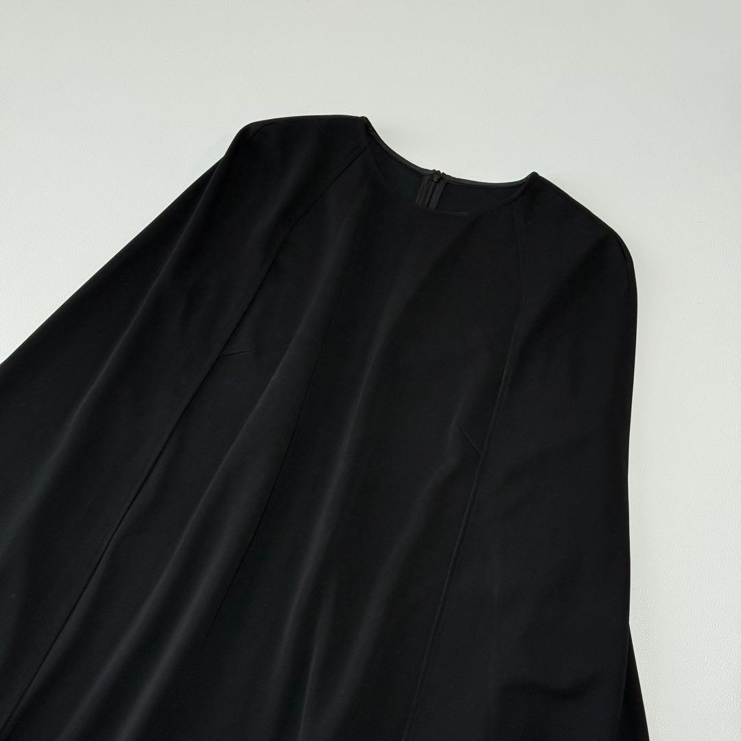 LE PHIL ルフィル ケープドレス ブラック ケープワンピース フォーマル