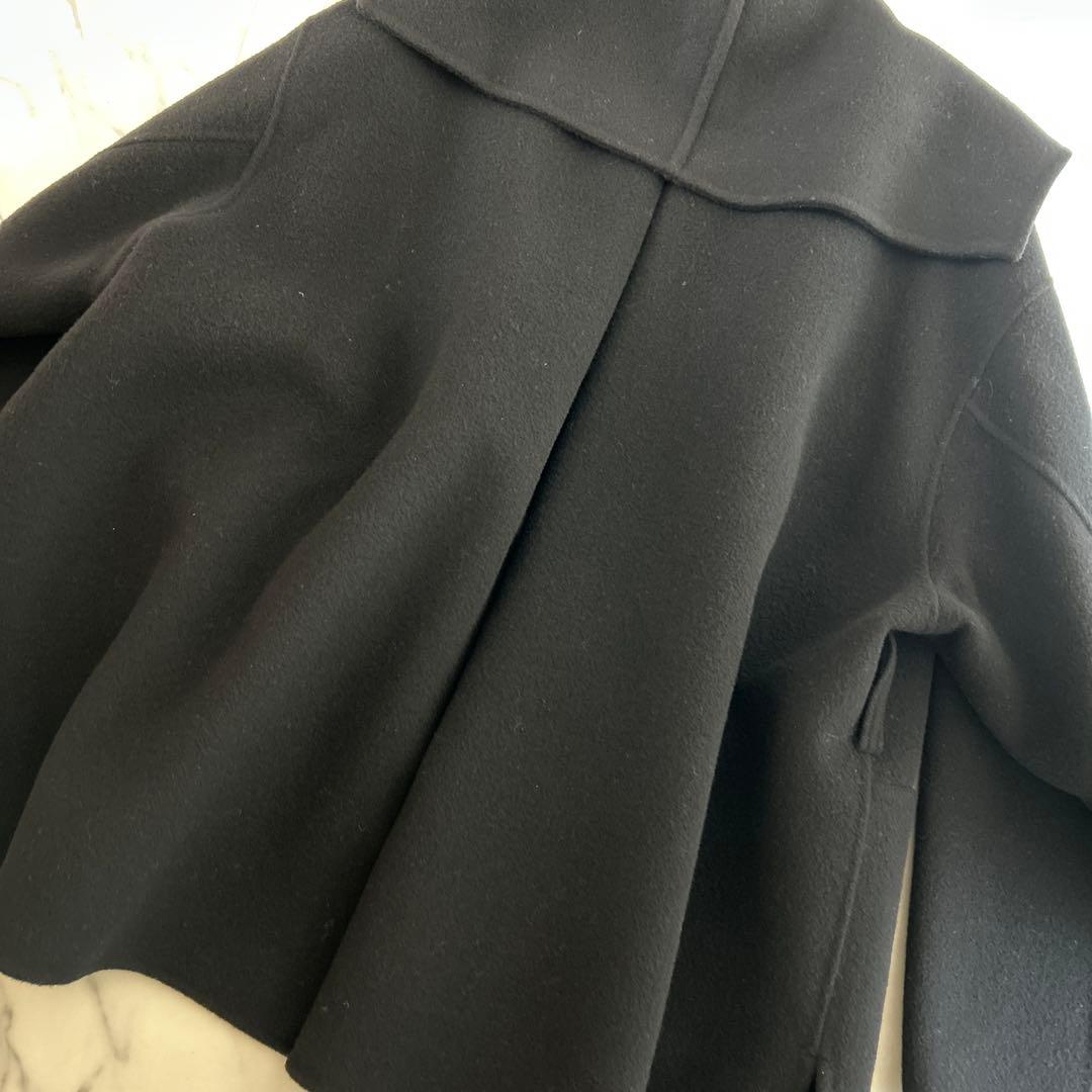 ROPÉ リバーメルトンセーラーカラー ショートコート