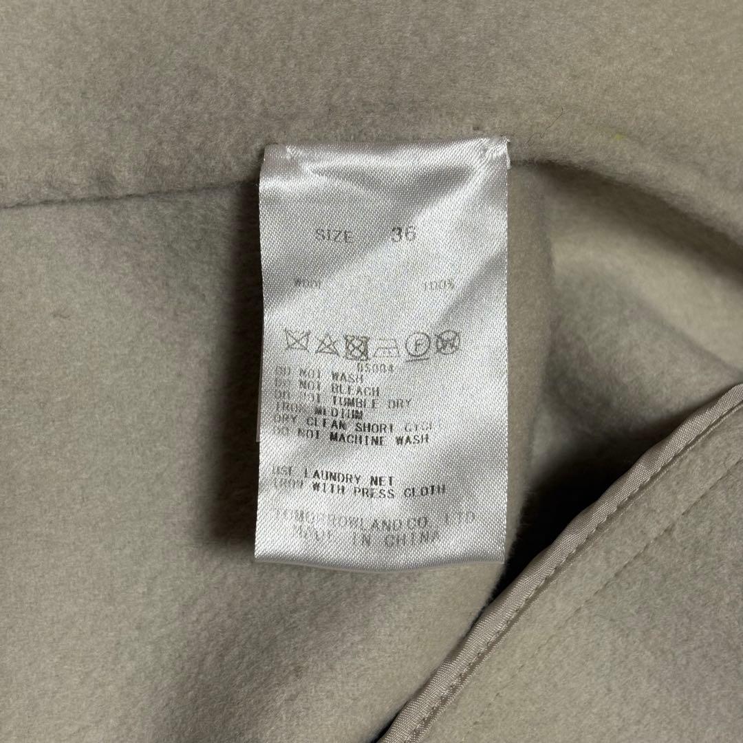 【des pres】 ダブルフェイスメルトンビーバーショート コート 36