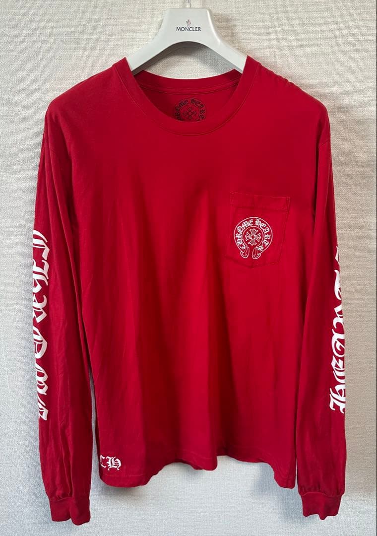 Chrome Hearts（クロムハーツ）赤 ロングTシャツ