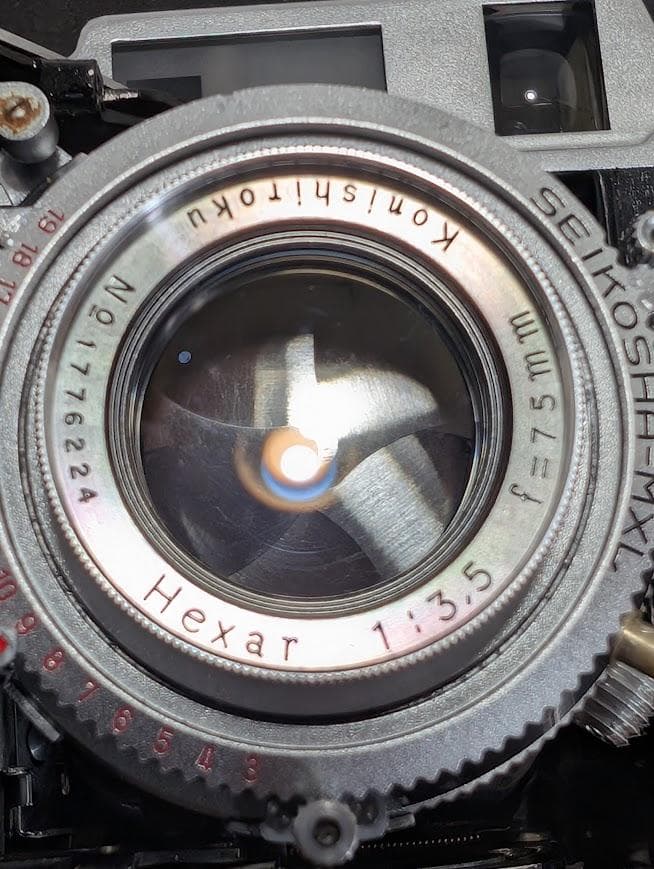 【整備品・美品】KONICA Pearl Ⅳ レンジファインダーフィルムカメラ