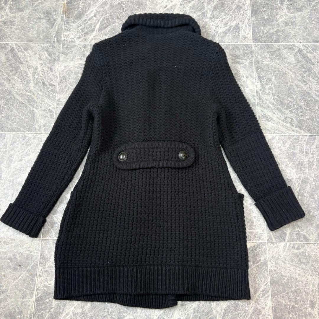 ⭐︎BURBERRY⭐︎カシミヤ混　バーバリー　ウール　コート　レディース　ブラック