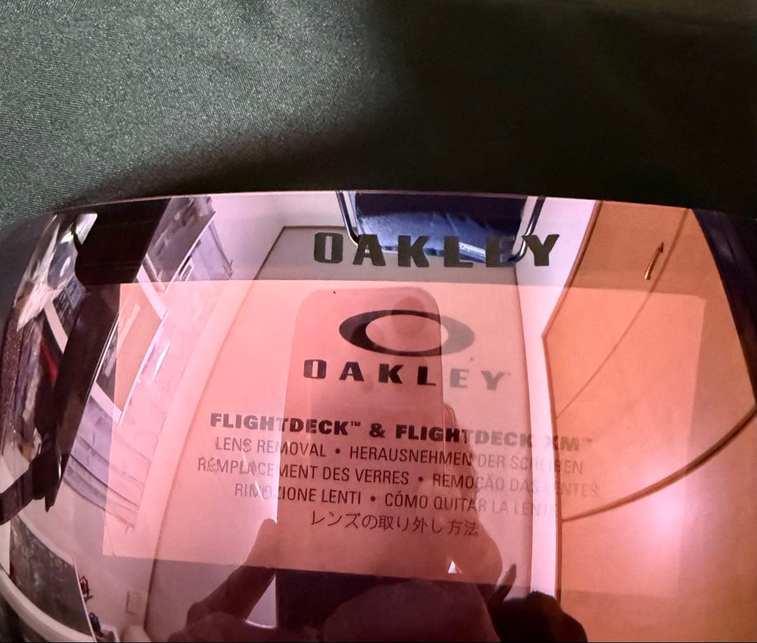 OAKLEY FLIGHTDECK XL用交換レンズプリズムハイピンクイリジウム