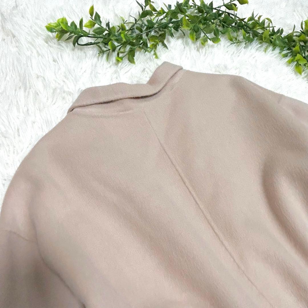 極美品　SHIPSシップス　高級MANTECO リバーコート　ガウン　ベージュ