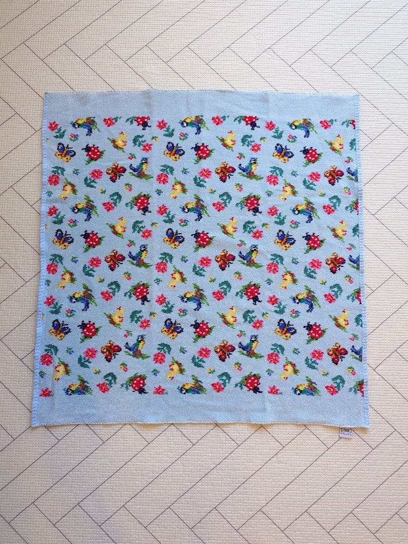 フェイラー　おくるみ　ハイジ　ブルー