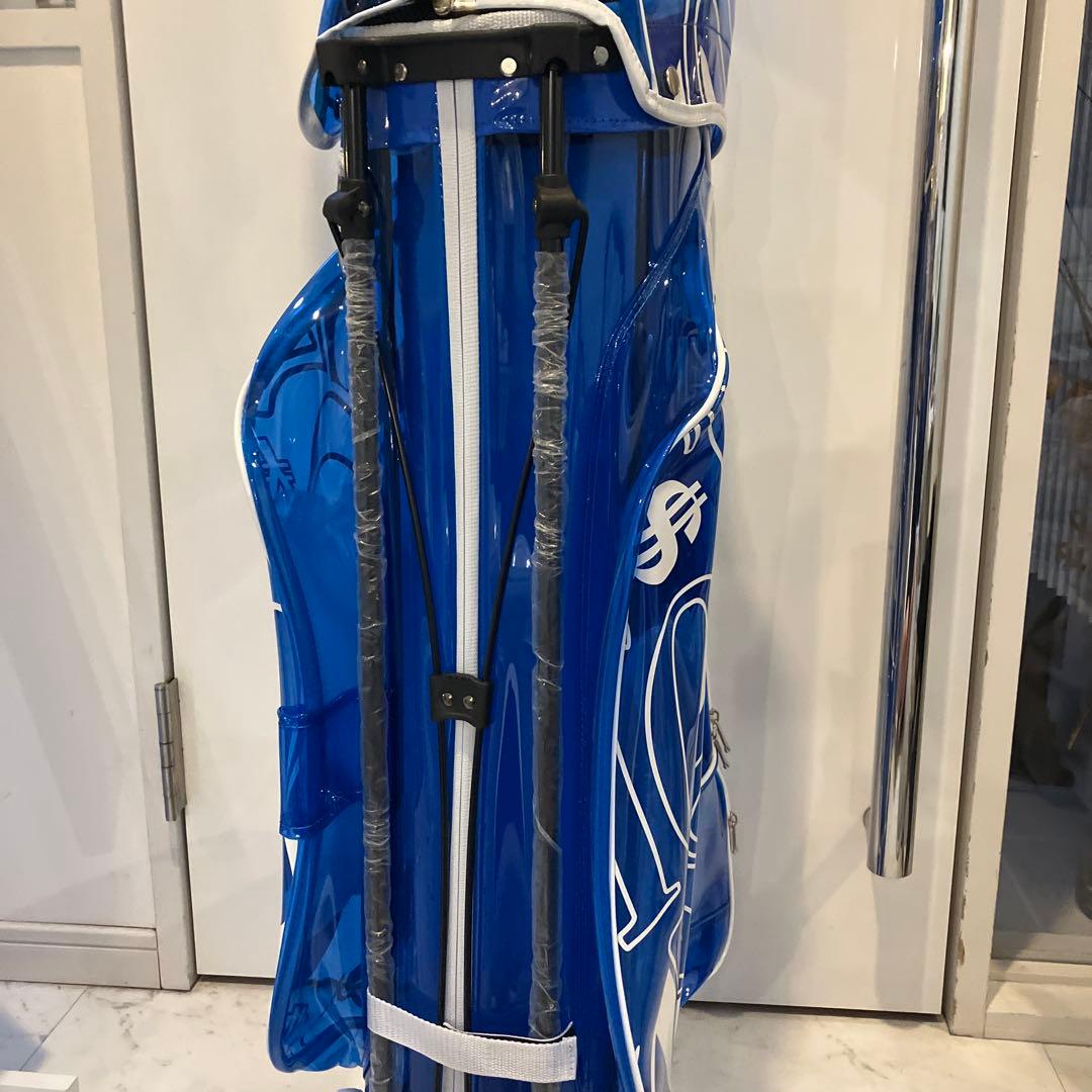 UNDEFEATED キャディバッグ 青