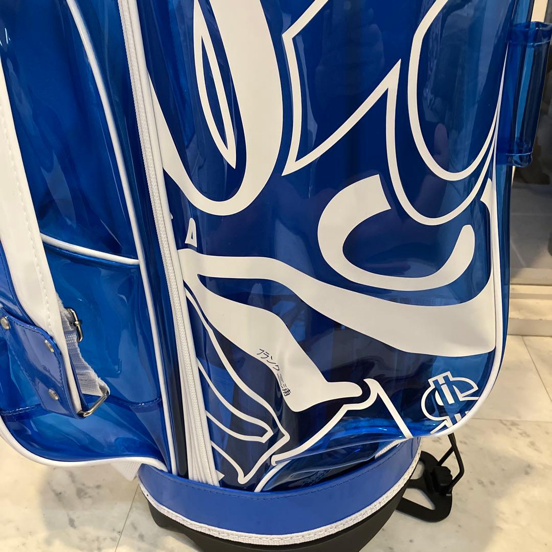 UNDEFEATED キャディバッグ 青