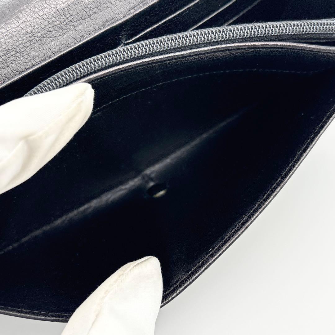 Cartier マルチェロ マストライン 長財布 ロゴ型押し シルバー金具