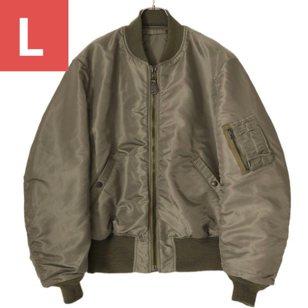 AVIREX 7522/アヴィレックス MA-1 メンズL/カーキ